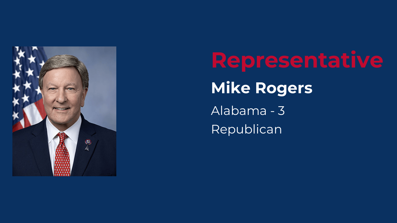 Profile of Republican Representative Rogers from Alabama District 3 ...