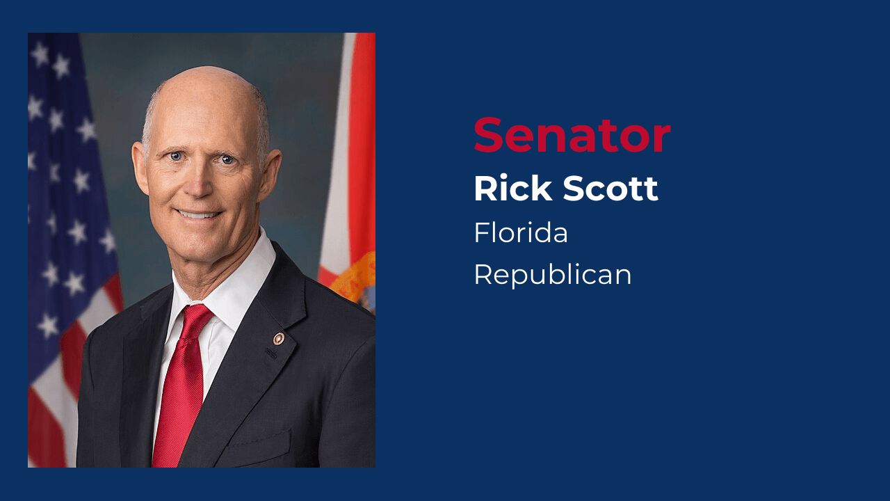 Profile of Republican Senator Scott from Florida - Pointed Words